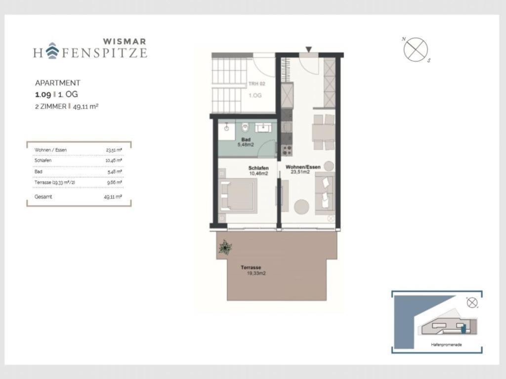 Hafenspitze App 09 Appartement Wißmar Buitenkant foto